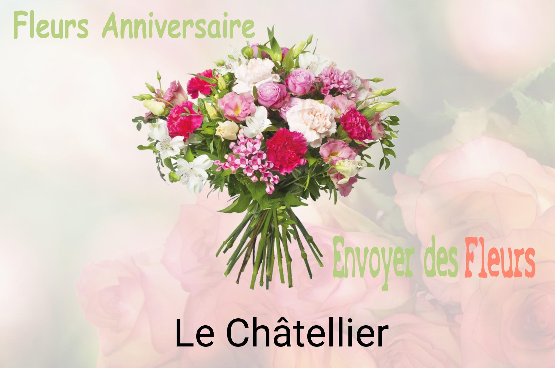Bouquet de fleurs d’anniversaire livré à Le Châtellier