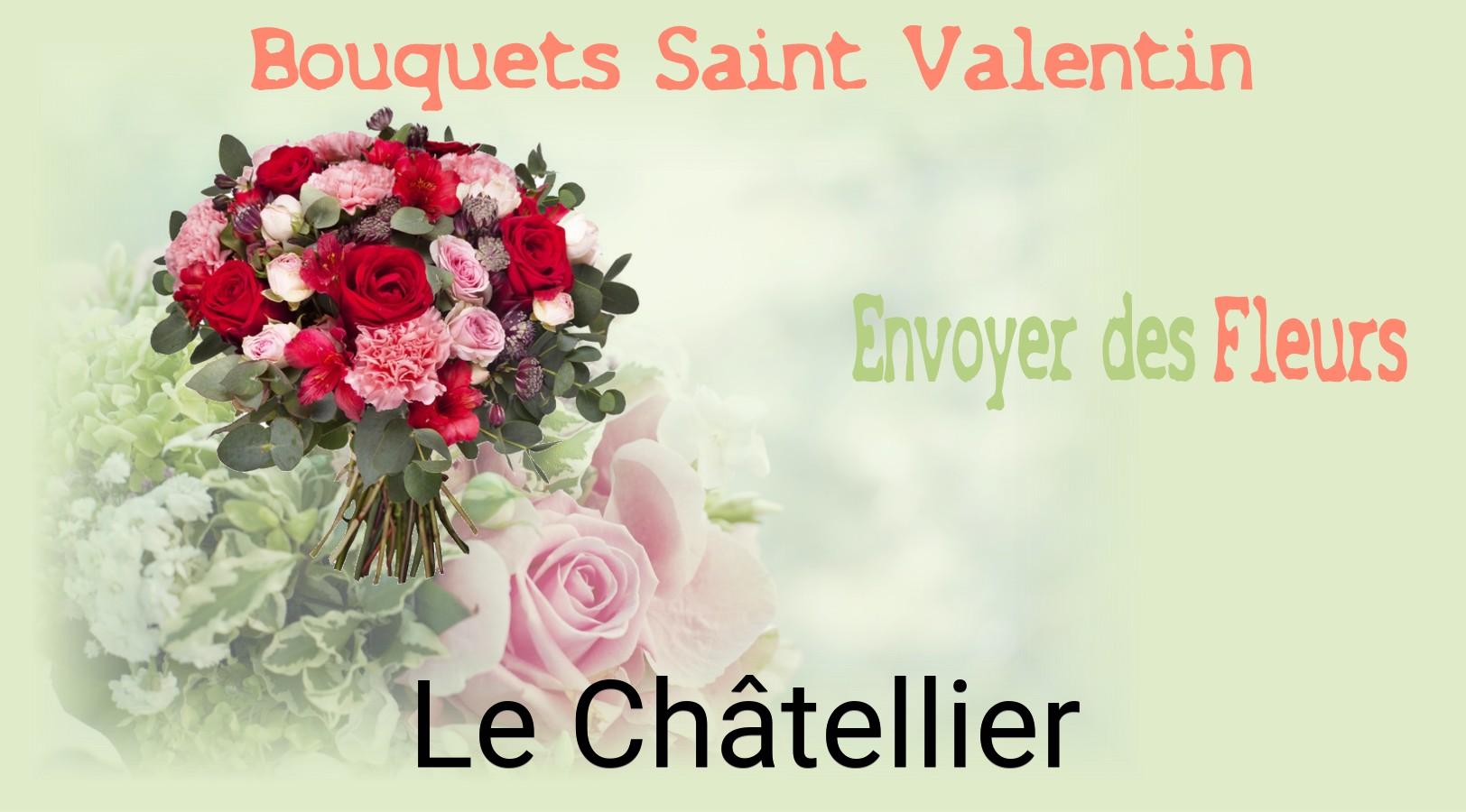 Roses de Saint-Valentin livrées à Le Châtellier